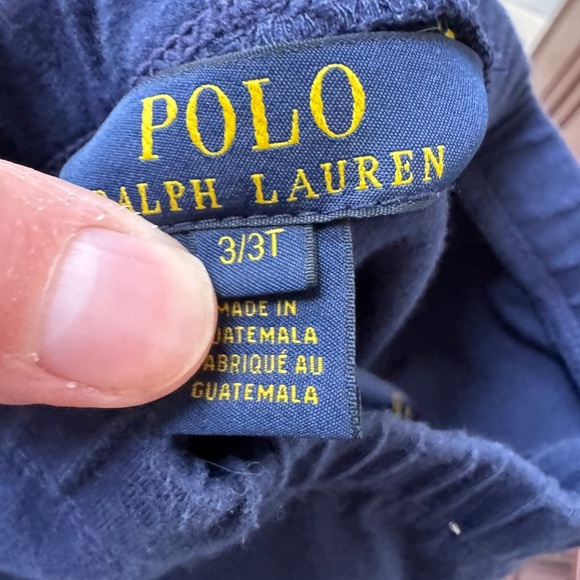 Polo by Ralph Lauren 3T Girls Blue Stretch Leggings Sleek Form-Fitting Pants - Picture 5 of 5